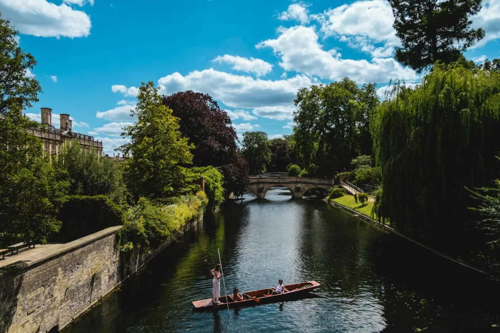Punting on the River Cam.