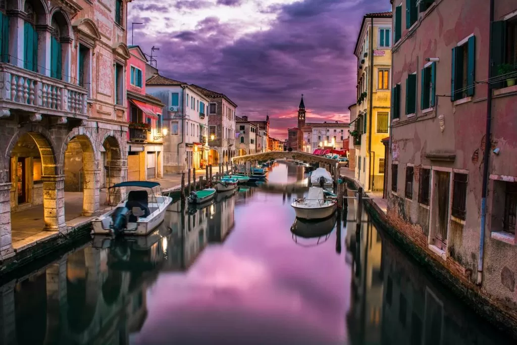A canals in Venice 