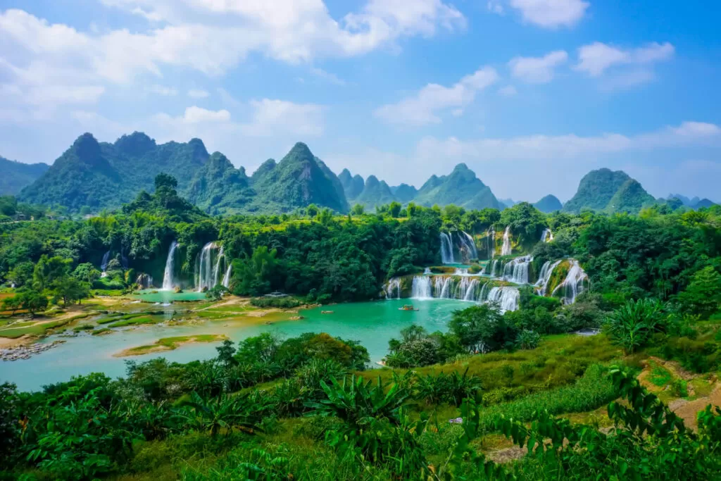 Ban Gioc Waterfalls in Vietnam